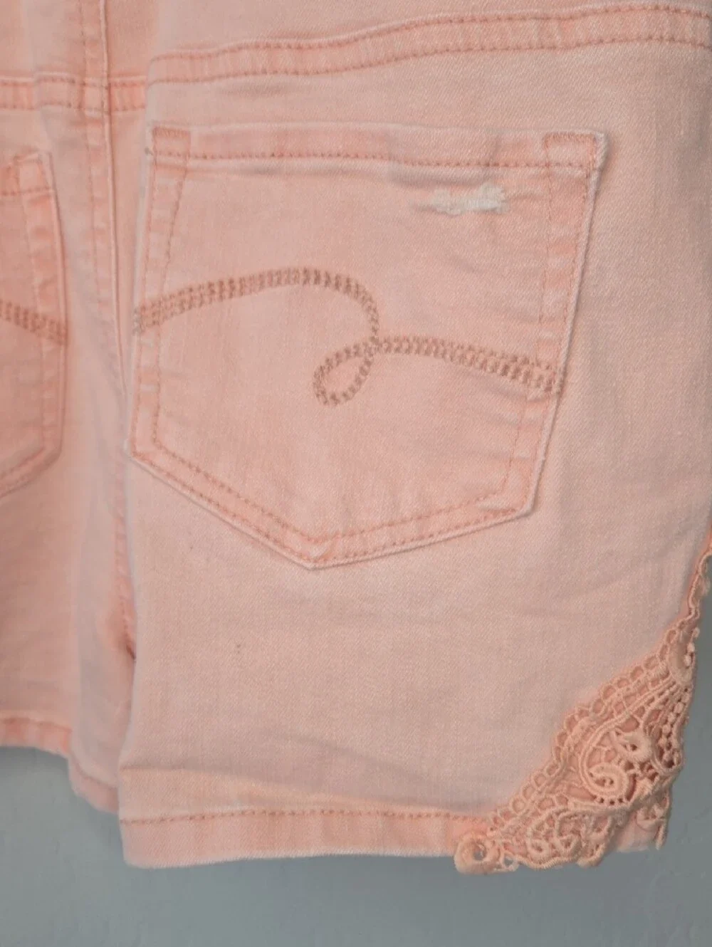 Justice peach pink